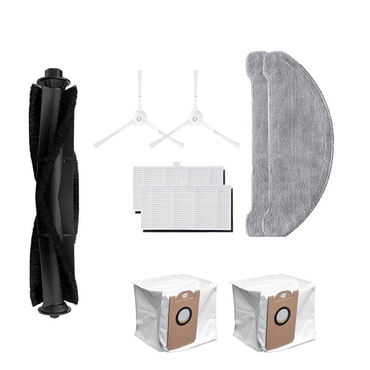 Viomi S9 Robot Süpürge Uyumlu 9'lu Yedek Parça Seti